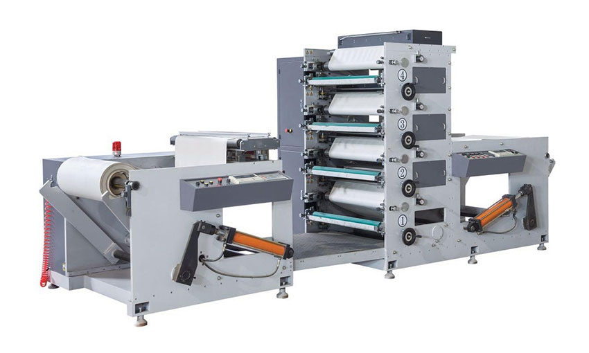 HSR-950 Máquina de impresión flexográfica (cuatro colores)